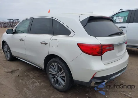 2017 Acura Mdx Technology Entertainment Pkgs z USA, uszkodzony, nr VIN 5FRYD4H78HB001022